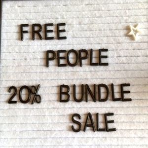 Free people 20% tops shirt dress pants  xs s m